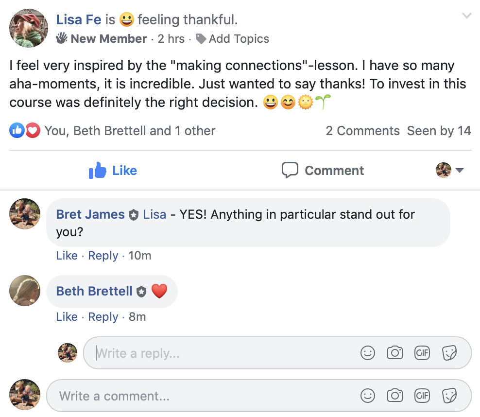 PermaResilience student feedback